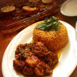 طاجن الجمبري
