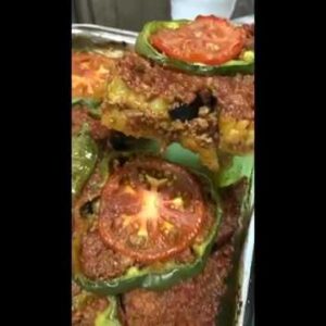 مسقع بالبذنجان و البطاطس