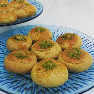 (سكرباري) حلوى السميد التركيه