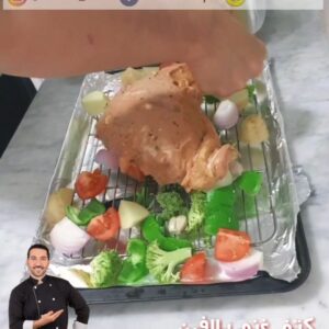 《كتف غنم بالفرن》