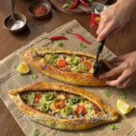 البيتزا التركيه Turkish pide