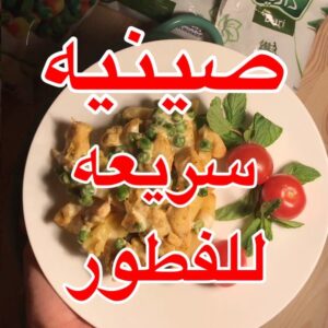 صينية بدجاج والخضار