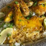 رز عنبر بالزعفران