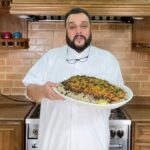 سمك السلمون المشوي مع الرز بالشبنت