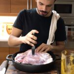 فخذ خروف بالفرن