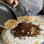 فتة حمص باللحمه