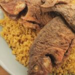 السمك المقلي مع الرز المبهر