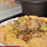 مقلوبة فقع و بطاطس باللحم