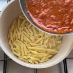 بيتزا بالدجاج pink pasta