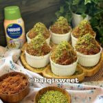 رز بالحليب المركز والكنافة