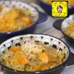 اورزو البيستو مع كاري الدجاج