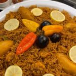 ربيان بالعيش البني