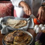 باذنجان مقلي بالبيض