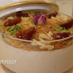 محلبيه التمر بالكنافه