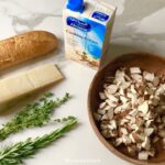 شوربة كريمة الفطر بالدجاج