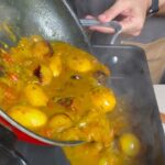 طاجن دجاج بالليمون المعصفر