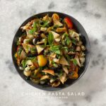 سلطة الباستا بالدجاج المشوي
