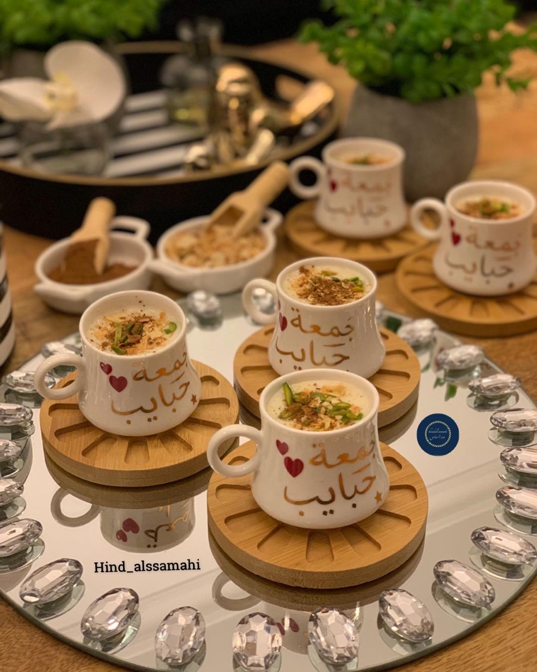 أسأل الله أن يجعل كل ايامكم خير و سعادة و بركة من الرحمن ‬⁩
قهوة اللوز اللذيذة و