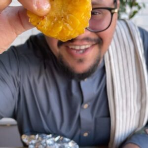 شرمب كيجن بالسجق والزبدة