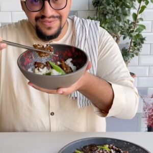 منغوليان بيف بطريقة المطاعم