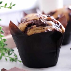 مفنز الموز بالشوكولاته