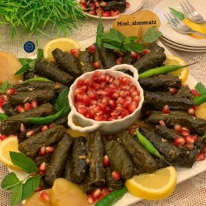 ورق عنب بدبس الرمان
