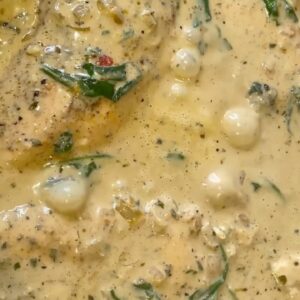 Spinach & Cream Chicken Pasta