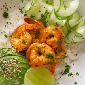Chili Lime Shrimp Bowls