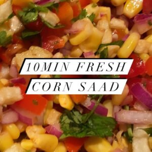 10 minute fresh corn salad