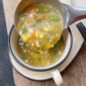 veg sweet corn soup