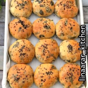 فطيرة الزعتر الاخضر بحشوة الاجبان