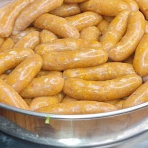 نقانق دجاج ولحمة بالبيت