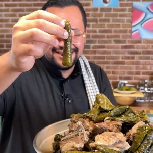 محشي ورق عنب باللحم