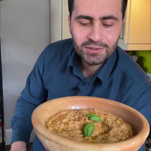 متبل باذنجان بالبتنجان المقلي