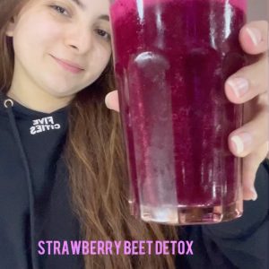 Strawberry beet detox