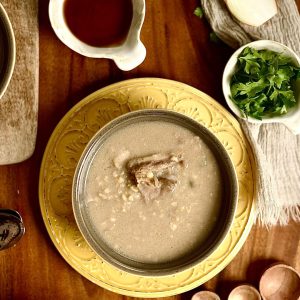 شوربة الحب البيضاء المدينيه