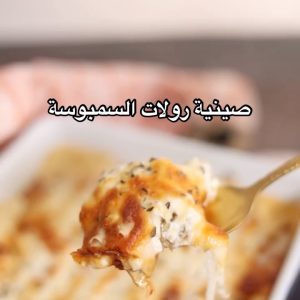صينية رولات السمبوسة
