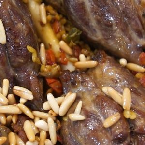 طاجن لسان العصفور بالموزات