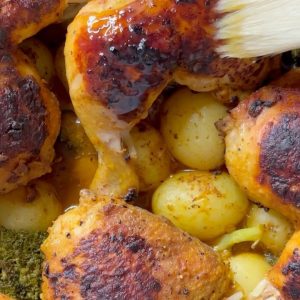 Lemon Roasted Chicken & Potatoes