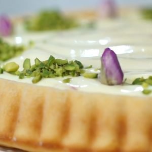 كيك الزعفران