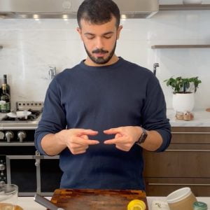 السالمون مع الخضرا بالزنجبيل والصويا
