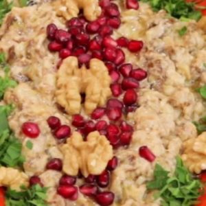 متبل باذنجان مقلي