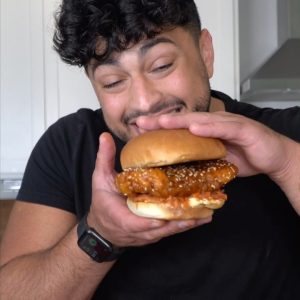 Orange Chicken Sandwich