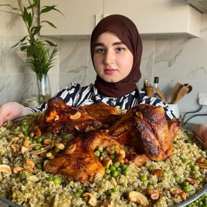 فريكة بالدجاج او باللحم