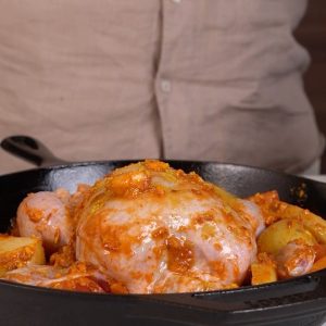 صينية دجاج سريعه