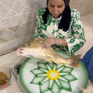 سمك نقرور مشوي بالفرن