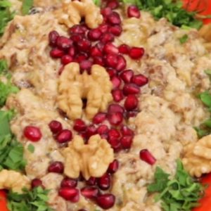 متبل الباذنجان المقلي
