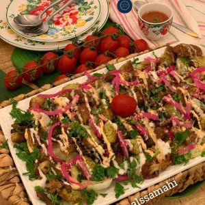 سلطة فلافل سريعه