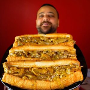 الفيلى تشيز ستيك مع الكريمة
