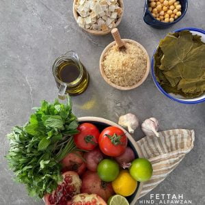 فتة ورق العنب